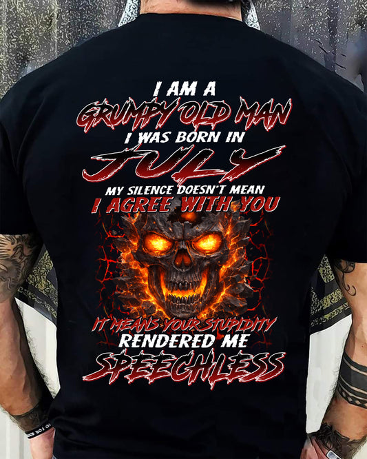 JULY, MY SILENCE DOESN’T MEAN I AGREE WITH YOU – SNOW MALE07 (SKU26T-01232-07)