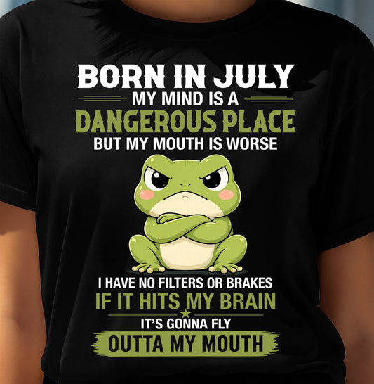JULY SHIRT, MY MIND IS A DANGEROUS PLACE - SNOW07 (SKU2605-116-07)