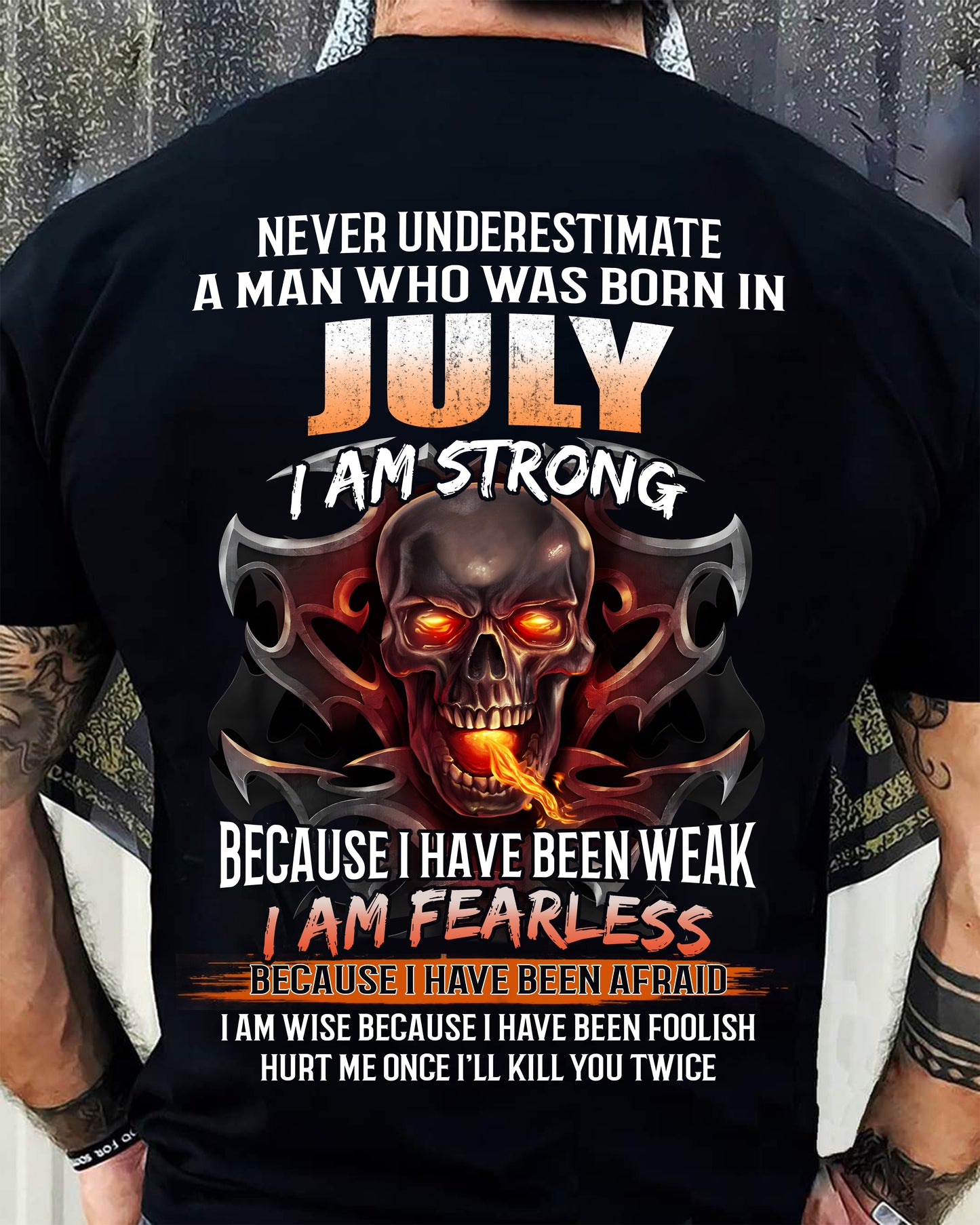 JULY SHIRT, I AM FEARLESS – SNOW MALE07 (SKU2602-173-07)