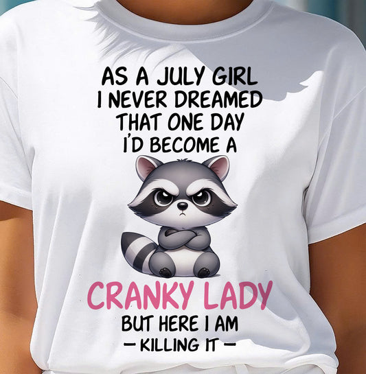 JULY SHIRT, HERE I AM KILLING IT - SNOW07 (SKU2603-269-07)