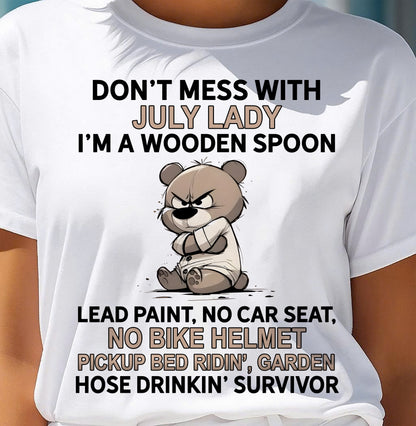 JULY SHIRT, I'M A WOODEN SPOON, LEAD PAINT - SNOW07 (SKU2604-253-07)