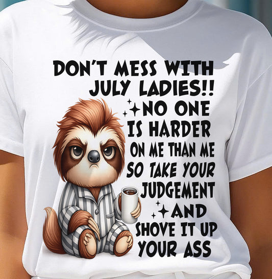 JULY SHIRT NO ONE IS HARDER ON ME THAN ME - SNOW07 (SKU2605-195-07)