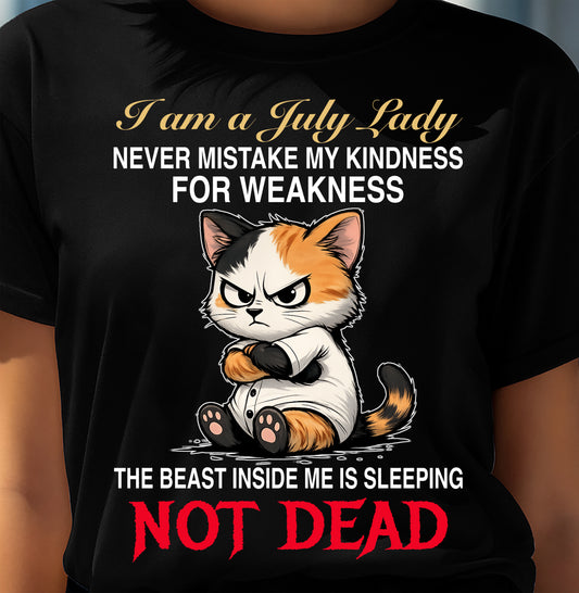 JULY SHIRT, THE BEAST INSIDE ME IS SLEEPING NOT DEAD - FMA SNOW07 (SKU2604-160-07)