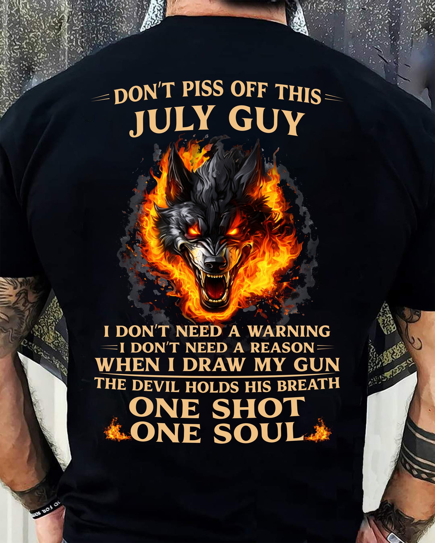 JULY SHIRT, I DON’T NEED A WARNING - SNOWMALE07 (SKU2604-120-07)