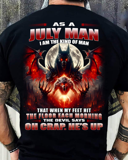 JULY SHIRT, OH CRAP HE'S UP - MAN SNOW07 (SKU2604-94-07)