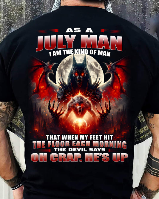 JULY SHIRT, OH CRAP HE'S UP - MAN SNOW07 (SKU2604-94-07)