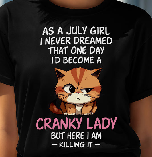 JULY SHIRT, HERE I AM KILLING IT - SNOW07 (SKU2603-265-07)