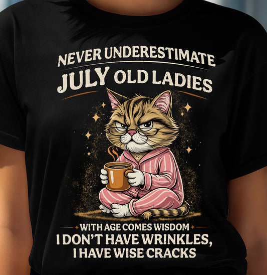 JULY SHIRT, With age comes wisdom - FMA SNOW07 (SKU2604-99-07)