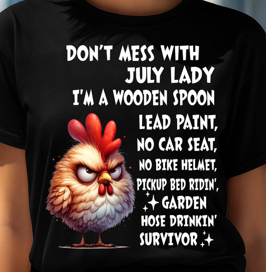 JULY SHIRT, I'M A WOODEN SPOON, LEAD PAINT - SNOW07 (SKU2604-254-07)