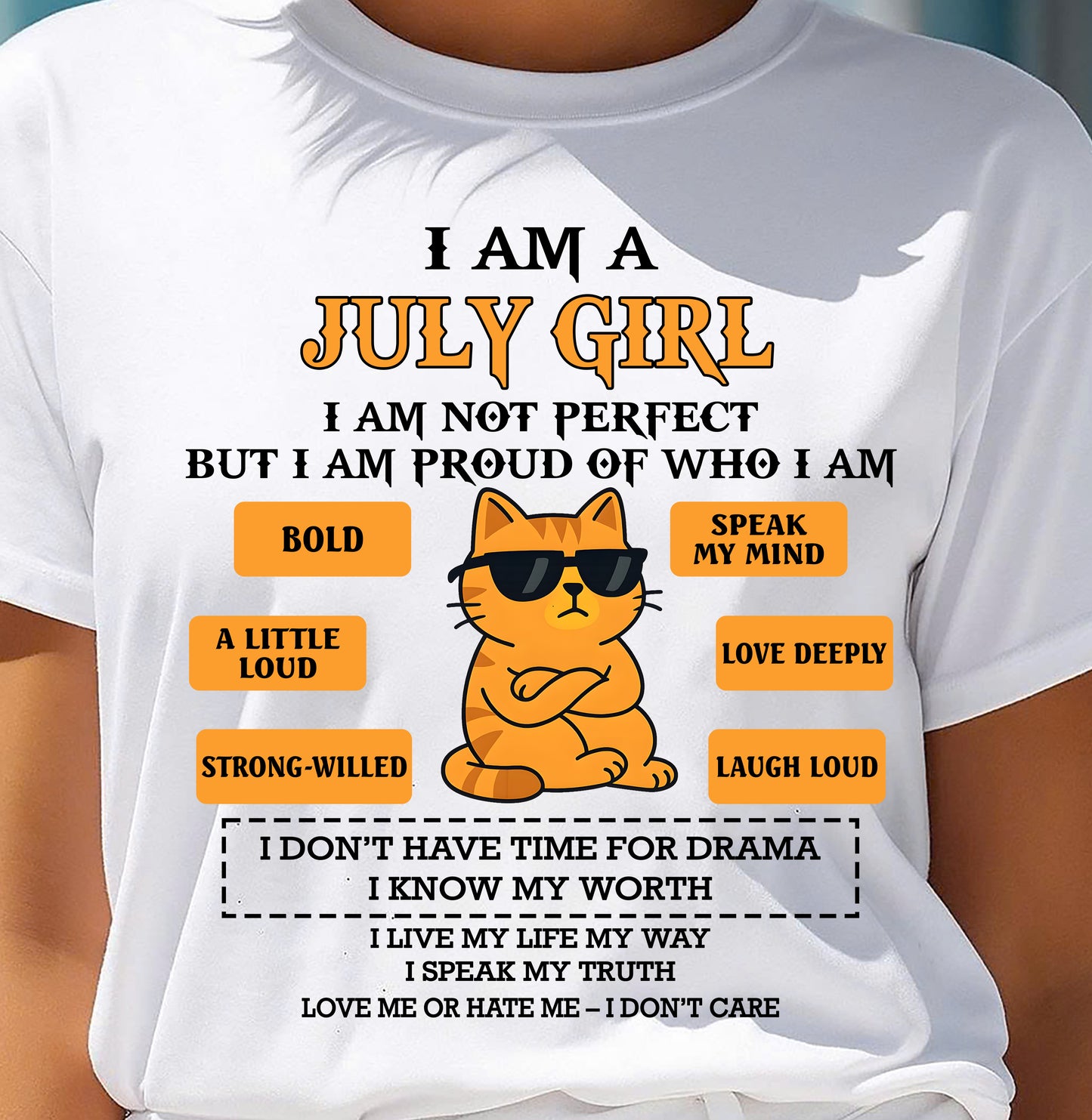 JULY SHIRT, I AM PROUD OF WHO I AM - FMA SNOW07 (SKU2603-292-07)