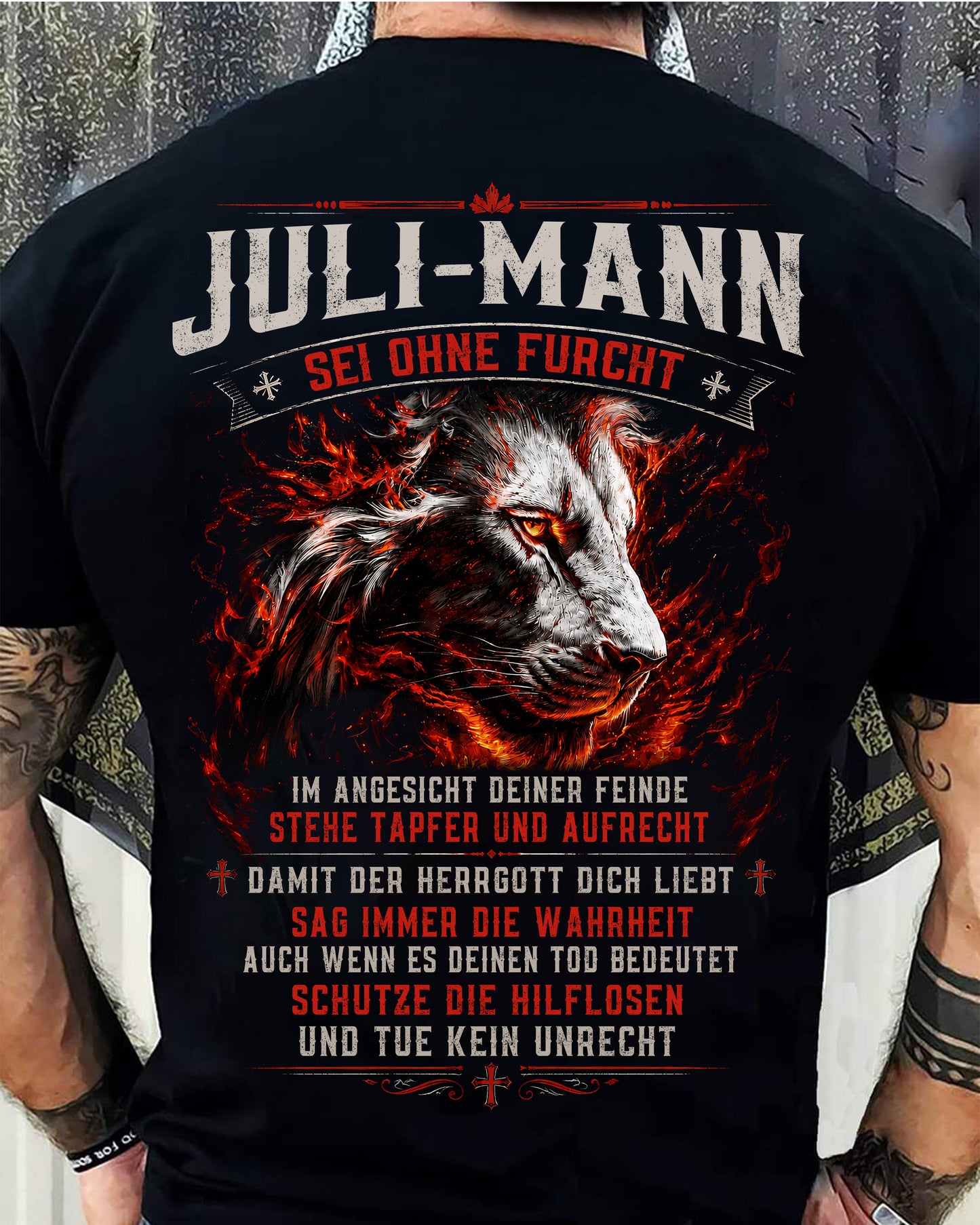JULI, SEI OHNE FURCHT IM ANGESICHT DEINER FEINDE - SNOW GER07 (SKU2605-362-07)