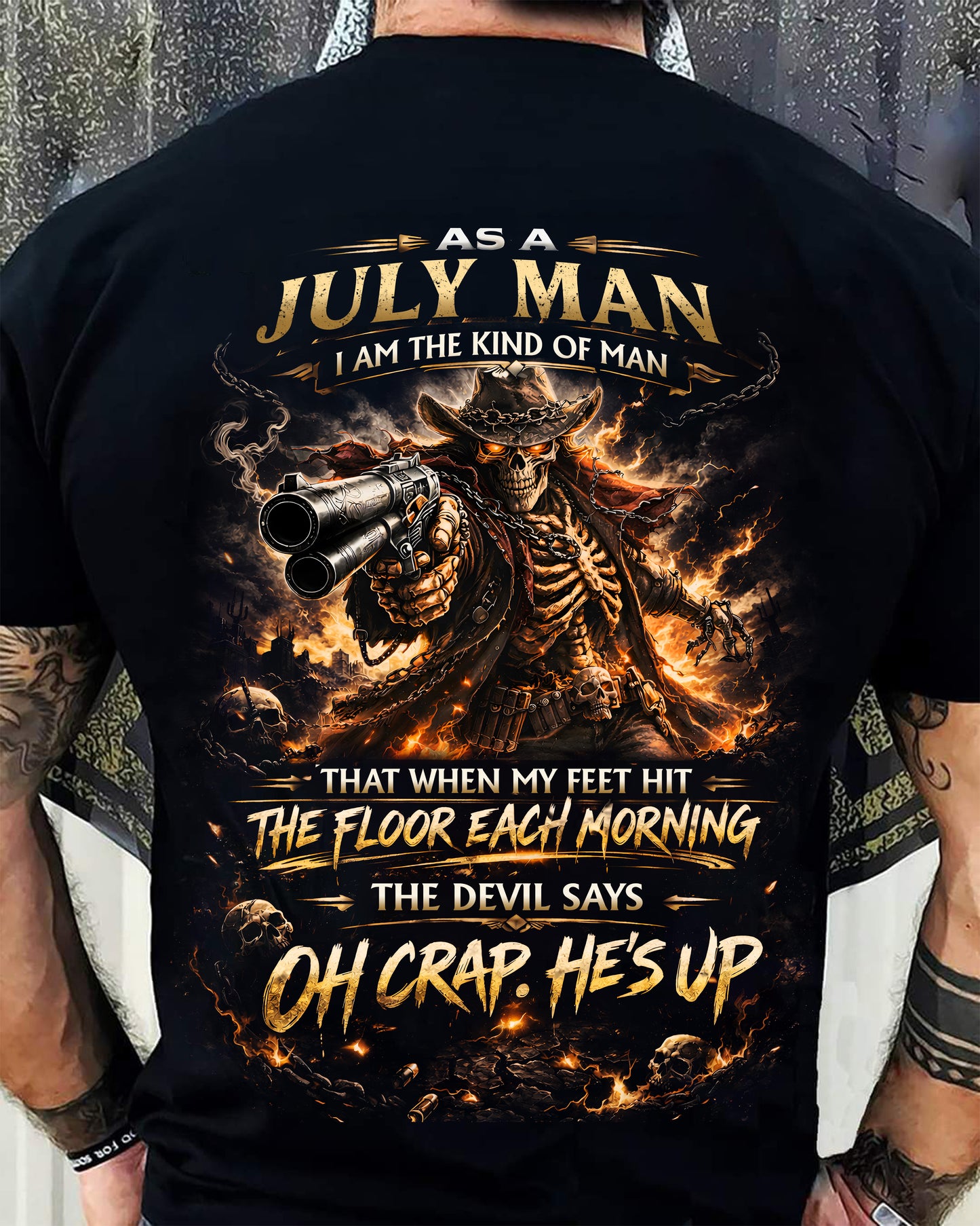 JULY. THE DEVIL SAYS OH CRAP. HE’S UP - SNOW MALE07 (SKU2602-195-07)