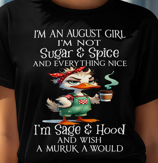 AUGUST SHIRT, I’M NOT SUGAR & SPICE - SNOW MALE08 (SKU2603-44-08)