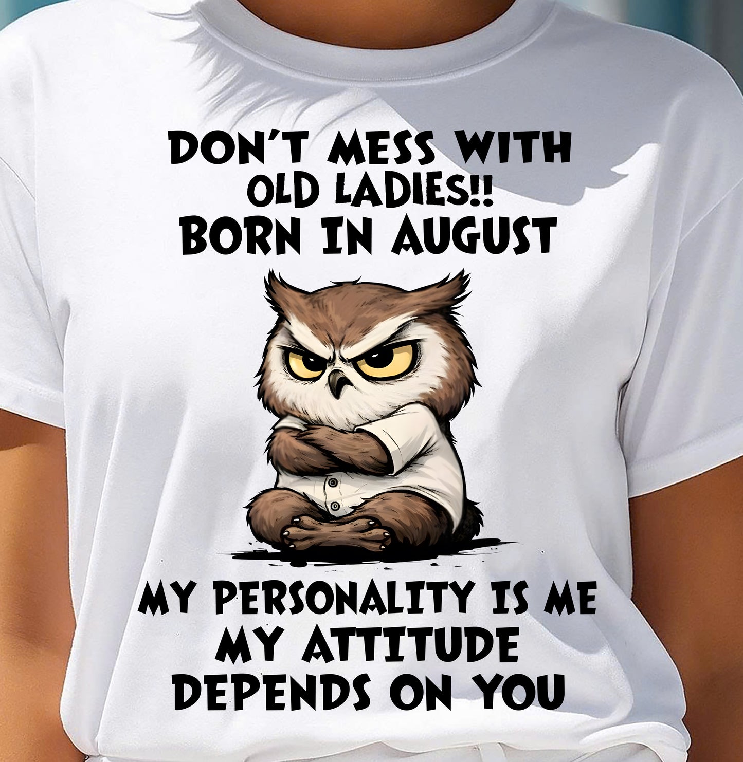 SEPTEMBER SHIRT, MY ATTITUDE DEPENDS ON YOU - FMA SNOW09 (SKU2604-58-09)