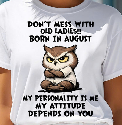 SEPTEMBER SHIRT, MY ATTITUDE DEPENDS ON YOU - FMA SNOW09 (SKU2604-58-09)