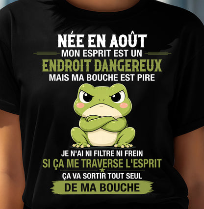 AOÛT SHIRT JE N'AI NI FILTRE NI FREIN - SNOW08 (SKU2605-144-08)