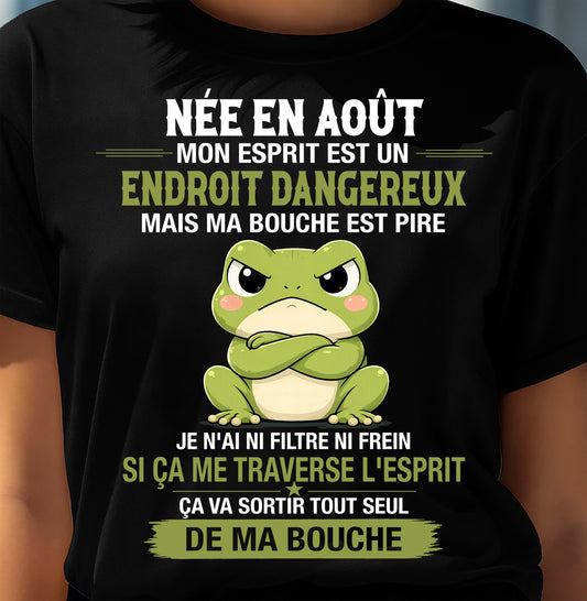 AOÛT SHIRT JE N'AI NI FILTRE NI FREIN - SNOW08 (SKU2605-144-08)