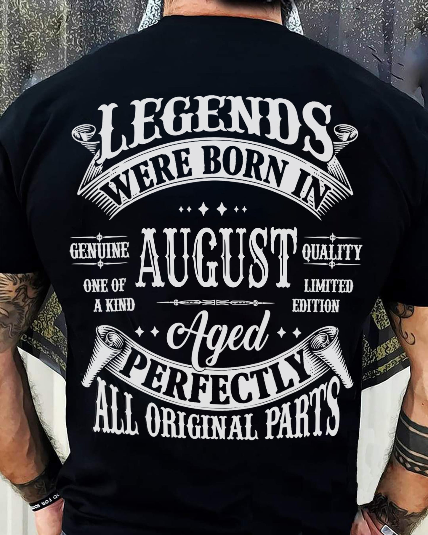 AUGUST, LEGENDS WERE BORN IN AUGUST-SNOW MALE08 (SKU08-37-08)