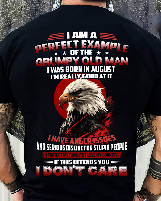 AUGUST SHIRT, I PROTECT MY FAMILY & I LOVE MY COUNTRY - SNOWMALE08 (SKU26T-01299-08)