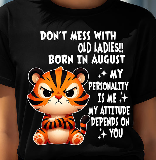 AUGUST SHIRT, MY ATTITUDE DEPENDS ON YOU - FMA SNOW08 (SKU2604-60-08)