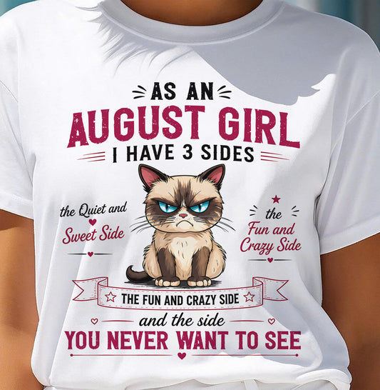 AUGUST SHIRT, I HAVE 3 SIDES - SNOW08 (SKU2605-101-08)