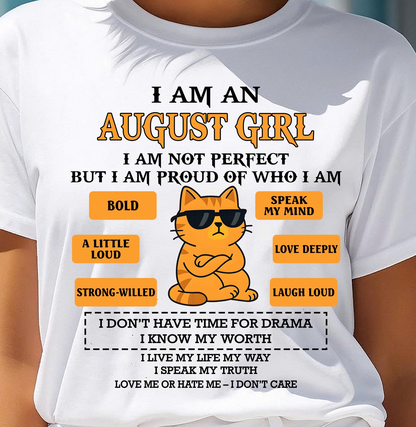 AUGUST SHIRT, I AM PROUD OF WHO I AM - FMA SNOW08 (SKU2603-292-08)