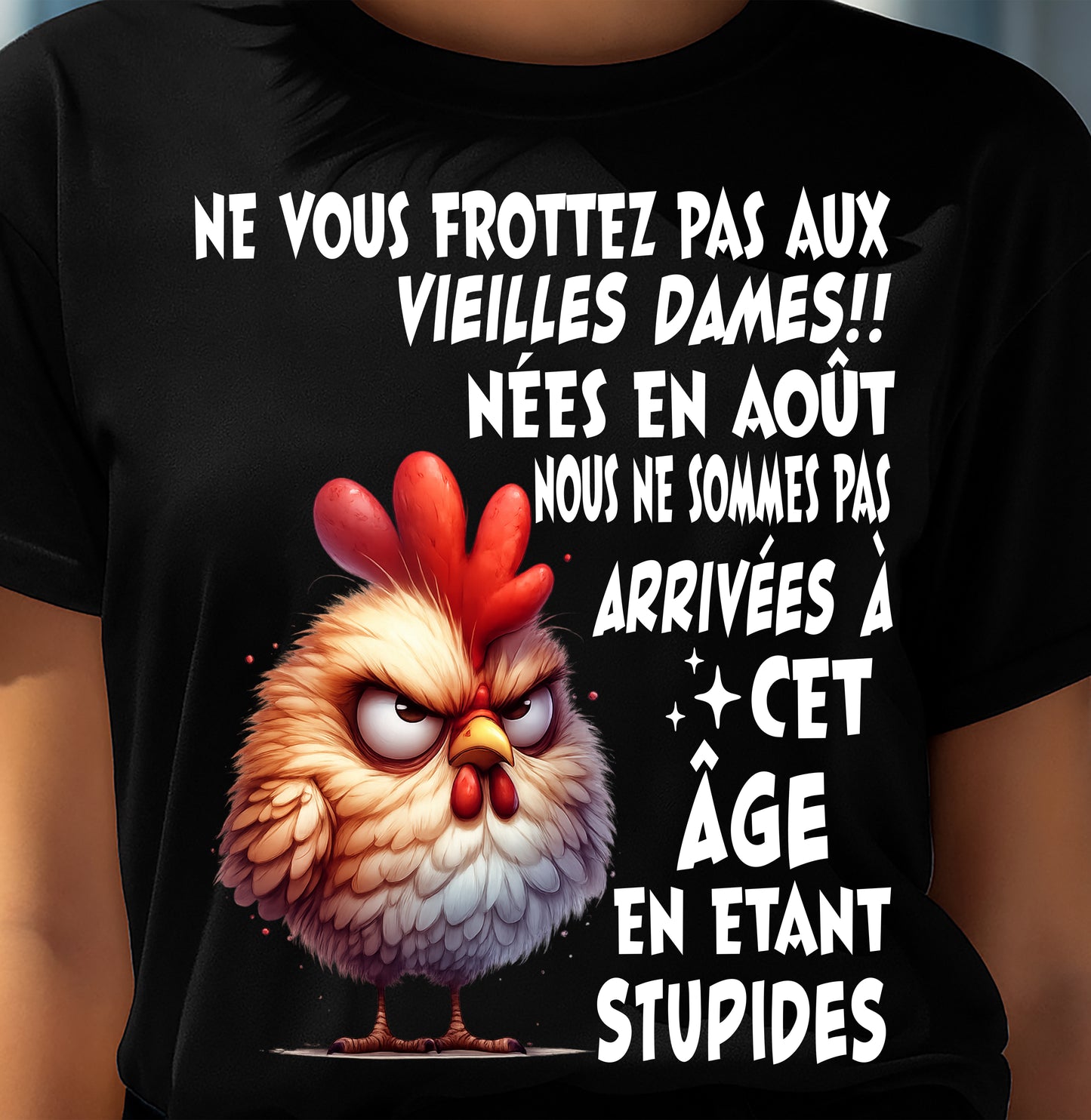 AOÛT, NE VOUS FROTTEZ PAS AUX VIEILLES DAMES !! - SNOW08 (SKU2605-87-08)