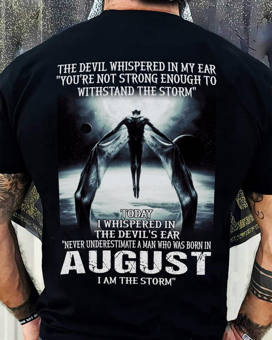 AUGUST, NEVER UNDERESTIMATE A MAN WHO WAS BORN IN AUGUST-SNOW MALE08 (SKU08-35-08)