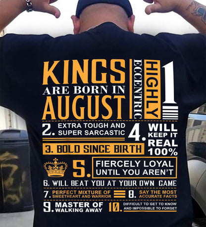 JULY, KINGS ARE BORN IN JULY – SNOW MALE07 (SKU2602-51-07)