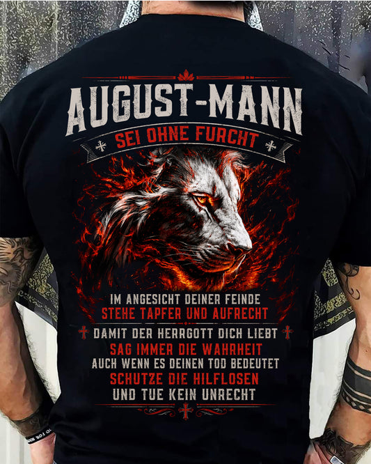 AUGUST, SEI OHNE FURCHT IM ANGESICHT DEINER FEINDE - SNOW GER08 (SKU2605-362-08)
