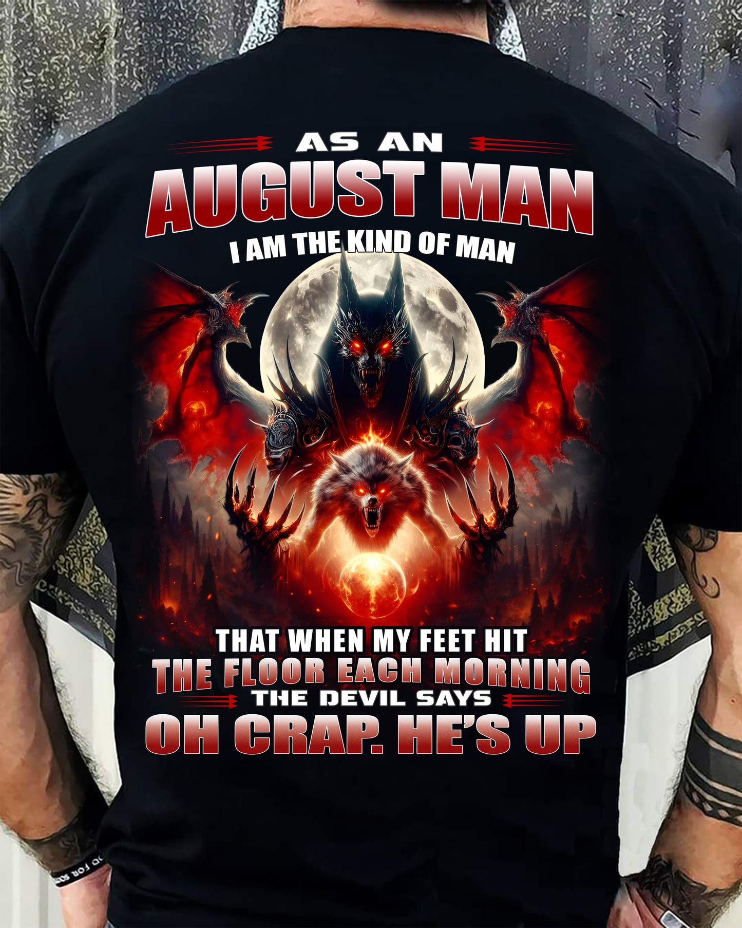 AUGUST SHIRT, OH CRAP HE'S UP - MAN SNOW08 (SKU2604-94-08)