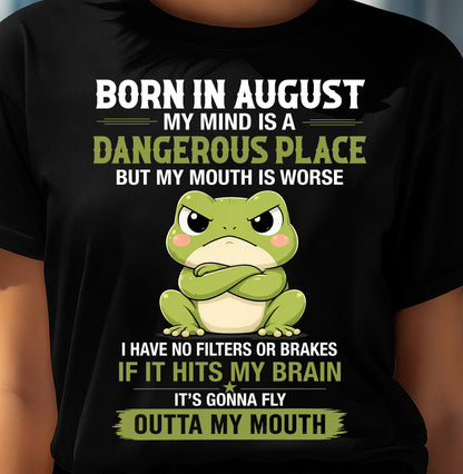 AUGUST SHIRT, MY MIND IS A DANGEROUS PLACE - SNOW08 (SKU2605-116-08)