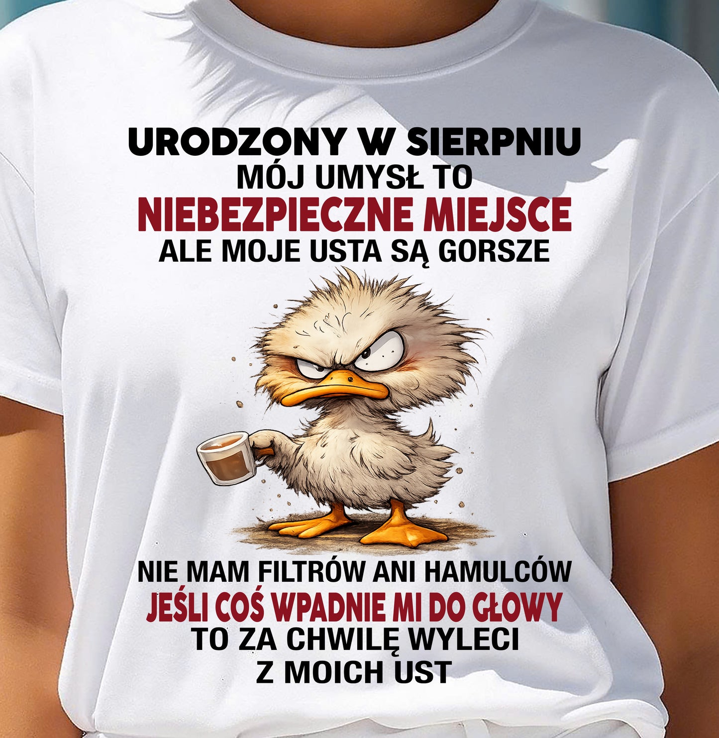 W SIERPNIU, MÓJ UMYSŁ TO NIEBEZPIECZNE MIEJSCE - SNOW PO08 (SKU2605-446-08)