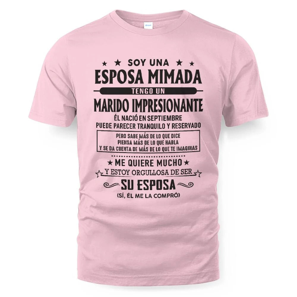 Septiembre – Esposo increíble nacido en septiembre – Regalo especial para tu esposa – SNOW09 (SKU03-11-09)