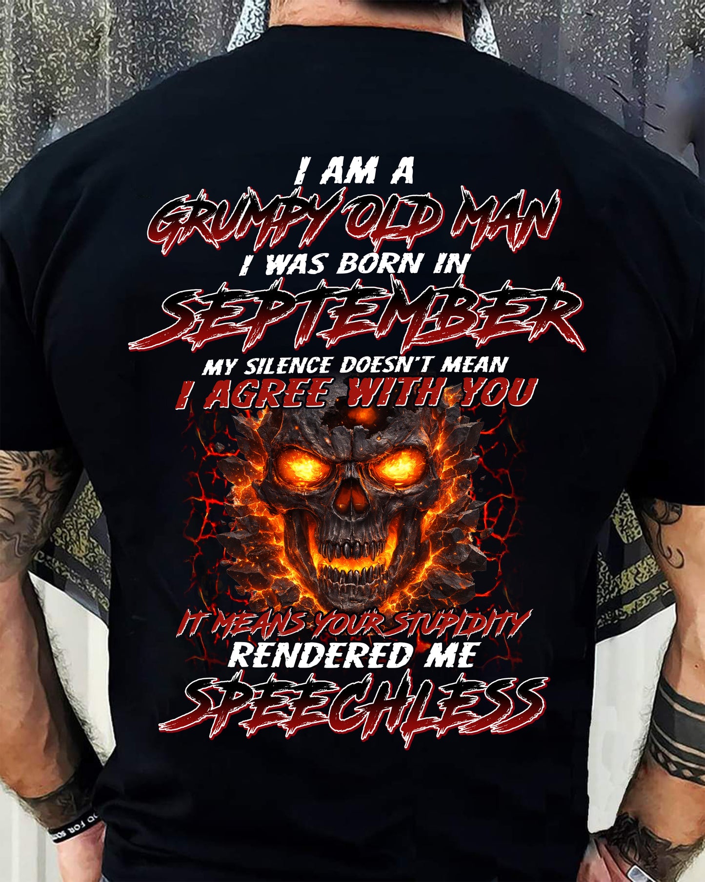 SEPTEMBER, MY SILENCE DOESN’T MEAN I AGREE WITH YOU – SNOW MALE09 (SKU26T-01232-09)