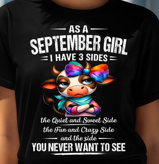 SEPTEMBER SHIRT, I HAVE 3 SIDES - SNOW09 (SKU2605-103-09)