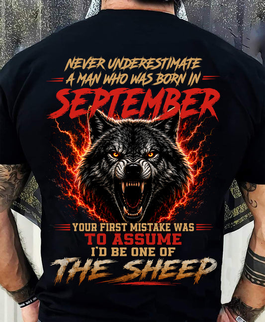 SEPTEMBER SHIRT, DON'T ASSUME I'D BE ONE OF THE SHEEP - SNOW MALE09 (SKU2608-497-09)