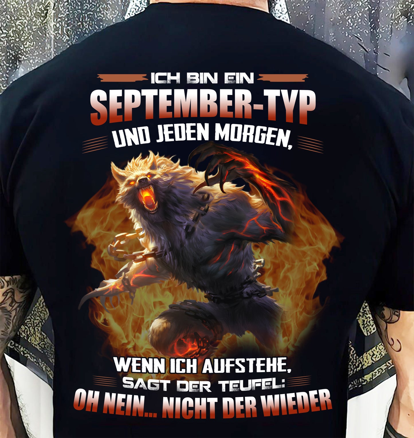 SEPTEMBER, SAGT DER TEUFEL: OH NEIN… NICHT DER WIEDER - SNOWMALE GER09 (SKU2605-383-09)