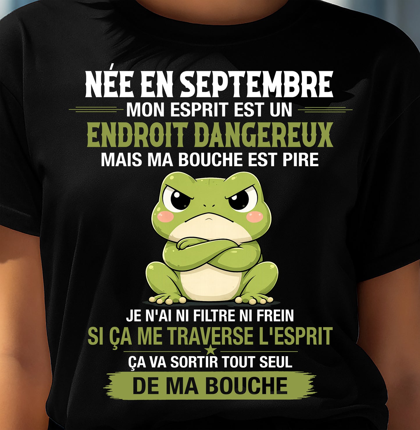 SEPTEMBRE SHIRT JE N'AI NI FILTRE NI FREIN - SNOW09 (SKU2605-144-09)