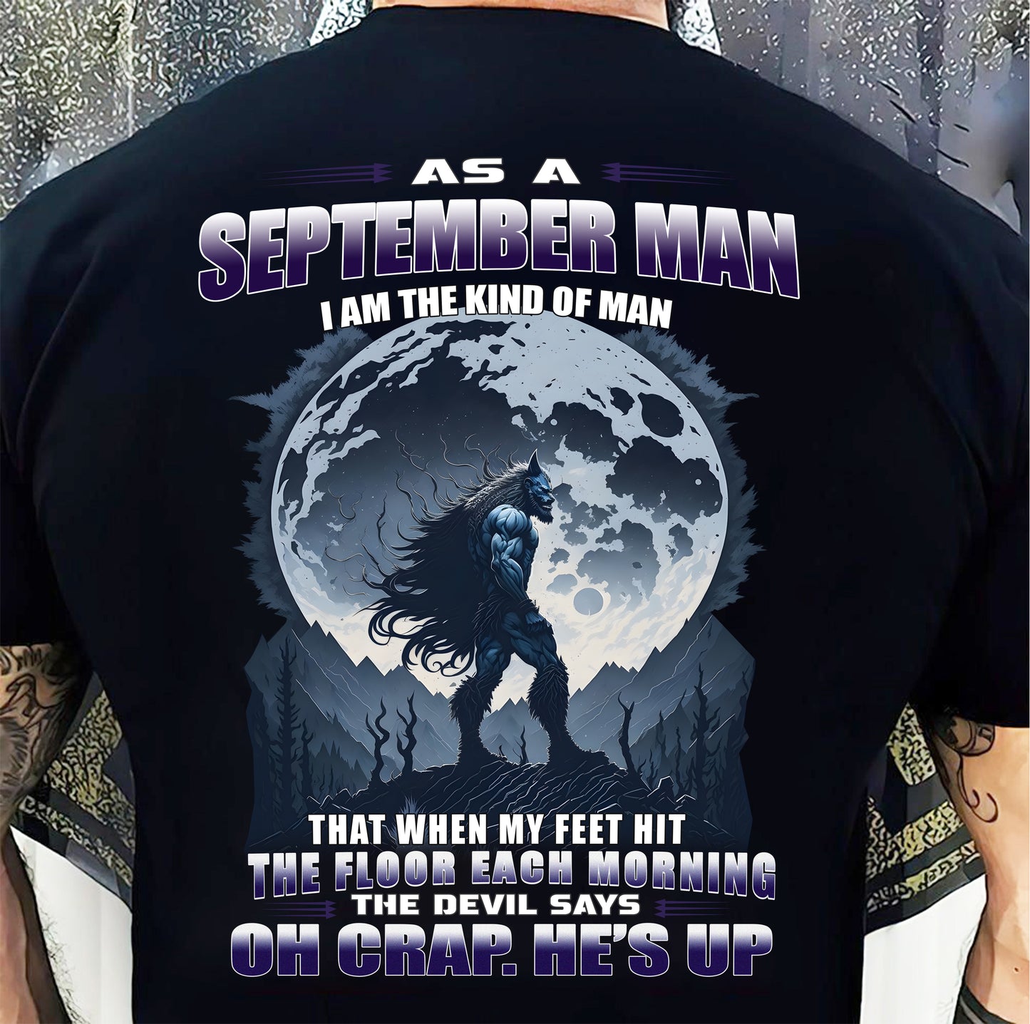 SEPTEMBER, THE DEVIL SAYS OH CRAP, HE’S UP-SNOW MALE09 (SKU26T-01-56-09)