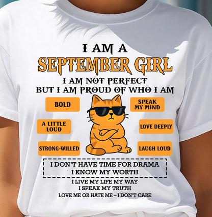 SEPTEMBER SHIRT, I AM PROUD OF WHO I AM - FMA SNOW09 (SKU2603-292-09)