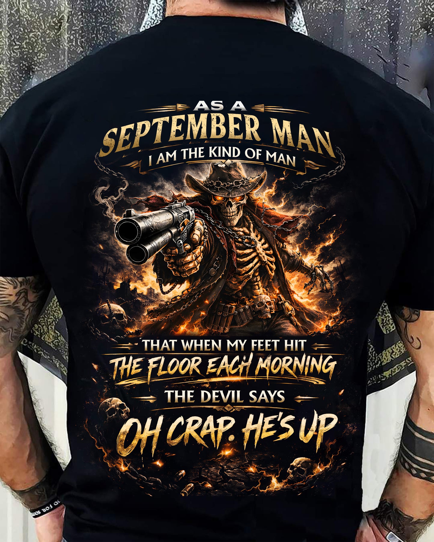 SEPTEMBER. THE DEVIL SAYS OH CRAP. HE’S UP - SNOW MALE09 (SKU2602-195-09)