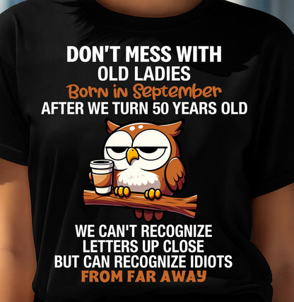 SEPTEMBER SHIRT, RECOGNIZE IDIOTS FROM FAR AWAY - FMA SNOW09 (SKU2604-80-09)