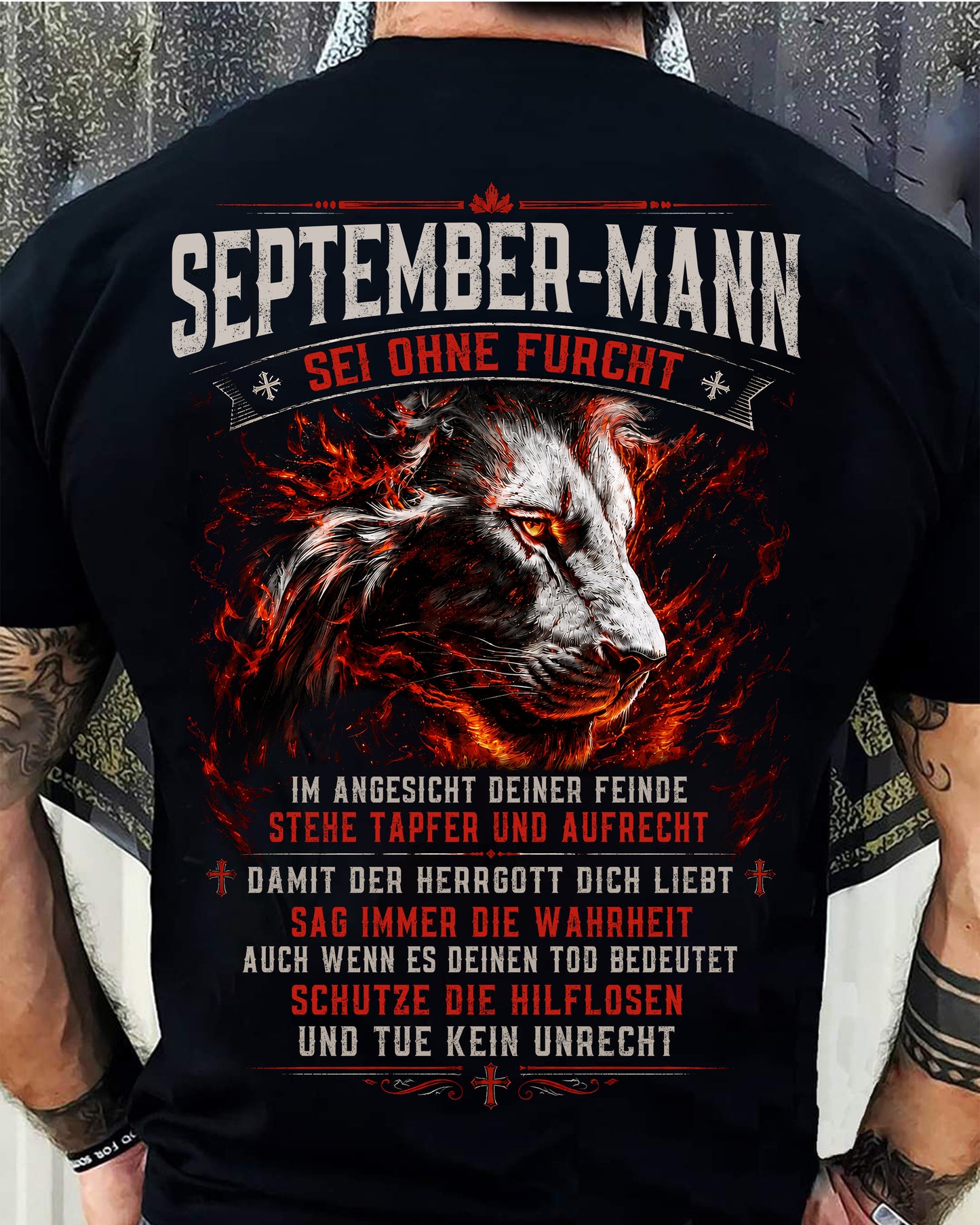 SEPTEMBER, SEI OHNE FURCHT IM ANGESICHT DEINER FEINDE - SNOW GER09 (SKU2605-362-09)