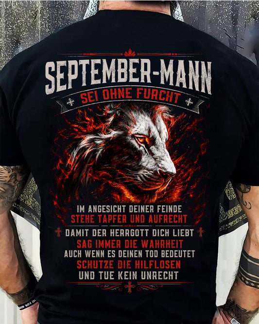 SEPTEMBER, SEI OHNE FURCHT IM ANGESICHT DEINER FEINDE - SNOW GER09 (SKU2605-362-09)
