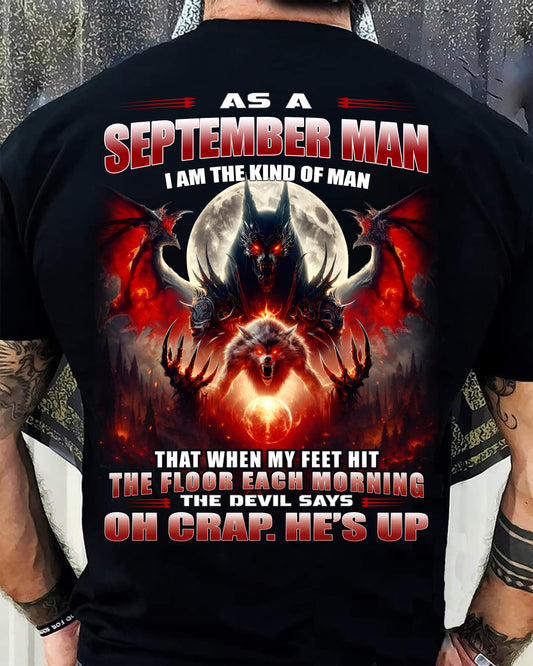 SEPTEMBER SHIRT, OH CRAP HE'S UP - MAN SNOW09 (SKU2604-94-09)