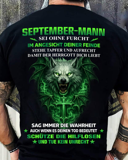 SEPTEMBER, SEI OHNE FURCHT IM ANGESICHT DEINER FEINDE - SNOWMALE09 (SKU2605-356-09)