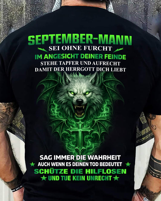 SEPTEMBER, SEI OHNE FURCHT IM ANGESICHT DEINER FEINDE - SNOWMALE09 (SKU2605-356-09)