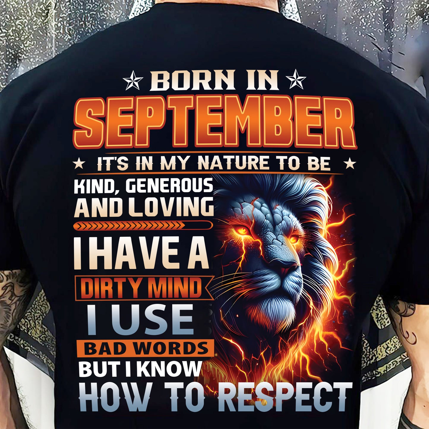 SEPTEMBER, I KNOW HOW TO RESPECT – SNOW MALE09 (SKU08-84-09)