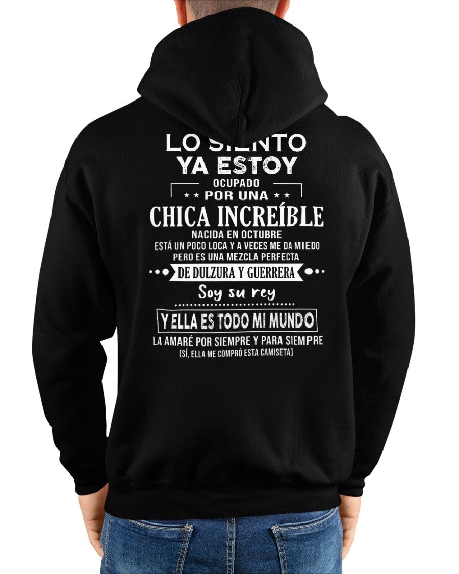Lo siento chicas, ya estoy pillado - Mi novia está un poco loca y es adorable - Regalo especial para tu novio o esposo - (SKU04-156-10) - SNOW10